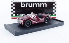 Brumm 1/43 Modellino Auto Statico Ferrari 125S Roma Gp 1947 Franco Cortese