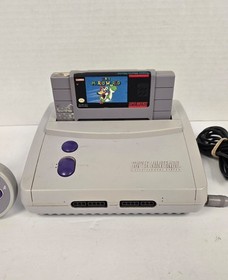 Nintendo SNES Jr Gaming Lot *Tested & Works*