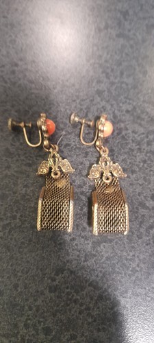 Antique Victorian Mesh Earrings