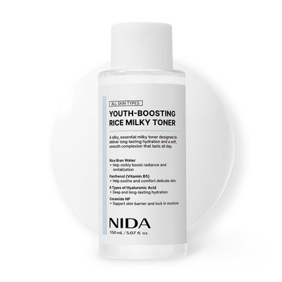 Youth  boosting Rice Milky Toner, for Glass Skin | Rice Bran Extract
