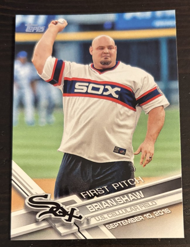 2017 Topps Baseball BRIAN SHAW First Pitch #FP-32 White Sox