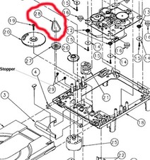 Yamaha belt CDX-390 CDX-460 CDX-530 CDX-580 CDX-590 CDX-880 CDX-890 W TRACKING 