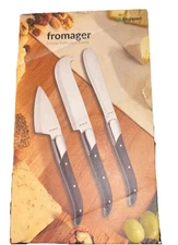 NEW Legnoart Fromager Enthusiast Cheese Knife Set of 3 NIB