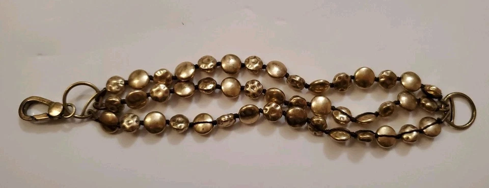 Pulsera Lucky Brand Tres Hilos Tono Oro Foto 2 de 4