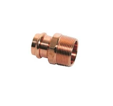 Mueller 503479 Copper Adapter 1-1/2" X 1-1/4" Lead Free Press MPT