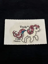 Vintage 80’s My Little Pony Clear TRULY Sticker- Rare