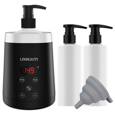 Massage Oil Warmer Bottle Professional Lotion for SPA, Automatic black
