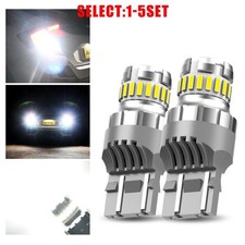 7443 7444 7441 Led Reverse Backup Brake Light Bulbs Bright White 6500k 2-10x