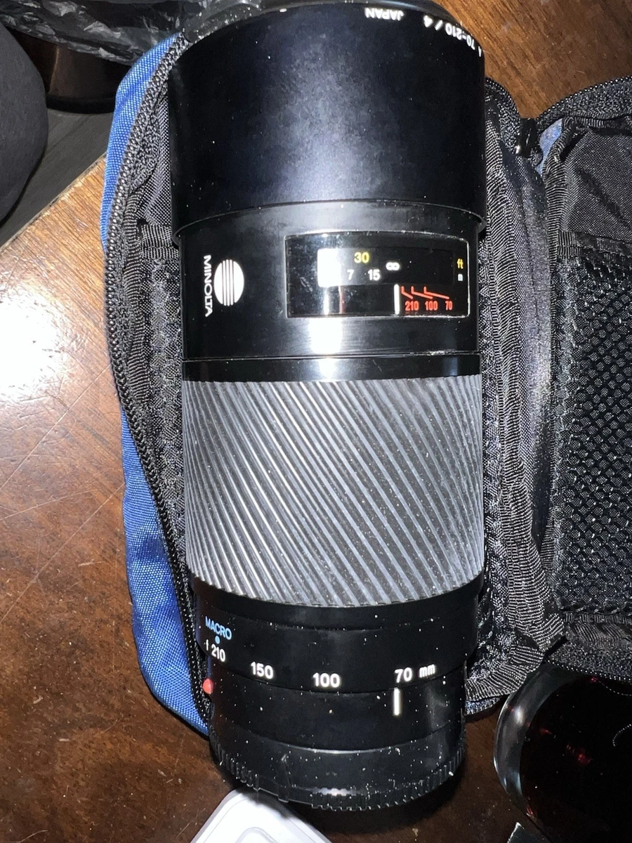 Minolta f/4 Camera Lenses 70-210mm Focal for sale | eBay