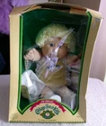 Vintage 1984 Coleco The Official Cabbage Patch Kids Doll Girl Yellow Yarn Hair