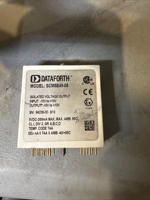 USED Dataforth SCM5B49-05 Isolated Voltage Output Module