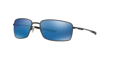 OAKLEY Square Wire Sunglasses Cement/Ice Blue Iridium  OO4075-02 RARE