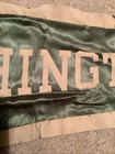 Vintage SOUTH BEND WASHINGTON HIGH SCHOOL HS INDIANA IN Green Satin Pennant 29” — photo 8