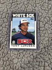 1986 Topps - Tony LaRussa - #531 - Chicago White Sox - Manager