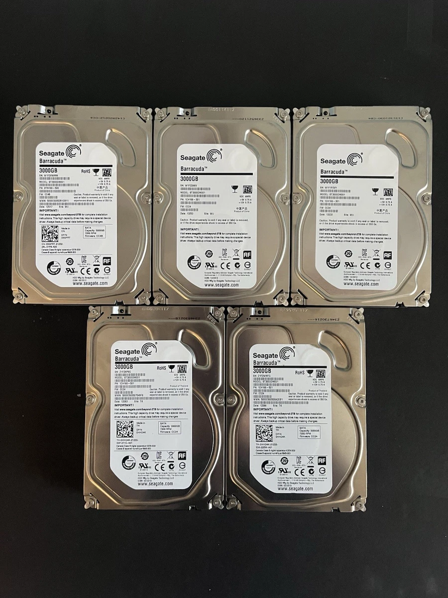 Seagate HDD 3TB Model:ST30000DM001の2セット Seagate Barracuda St3000dm001 3tb for sale | eBay