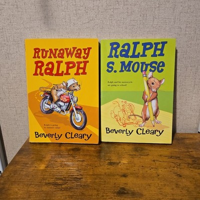 Set of 2 Beverly Clearly Book/Novels- Runaway Ralph/Ralph S Mouse