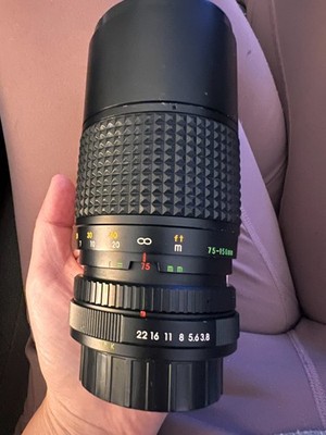 Aetna Rokunar MC Auto 75-150mm f/3.8 Manual Focus Zoom Lens 58mm Pentax PK K Mou