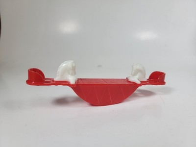 Vintage Thomas/Acme/Marx/Renwal Dollhouse Red Horse Head Teeter Totter 5 1/2''