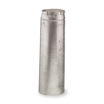 AMERI-VENT 4E12A Adjustable Gas Vent,4'' Dia.,1 ft. L 3F361