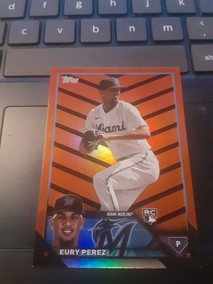 Eury Perez 2023 Topps Update Halloween Foil #US139 RC
