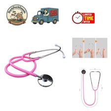 Real Working Pink Dual Head Stethoscope for Kids - Educational Fun  Comfort