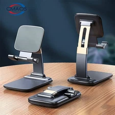 Foldable Metal Desktop Mobile Phone Stand For iPad iPhone 13 X Smartphone Suppor