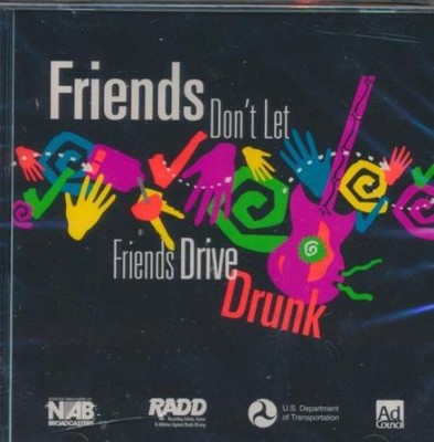 Friends Don't Let Friends Drive Drunk AUDIO CD driving public announcements NEW
