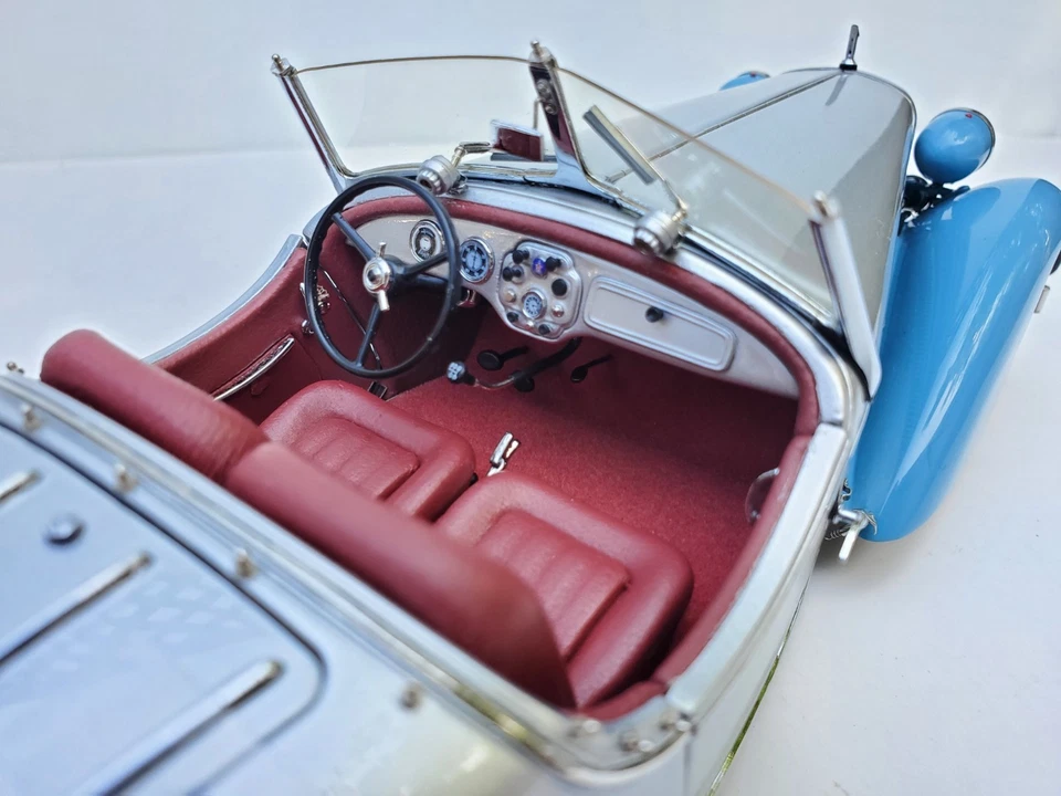 CMC AUDI FRONT 225 ROADSTER 1/18 M-075B 1935 Limited Edition, loose, NICE - Image 3 of 4