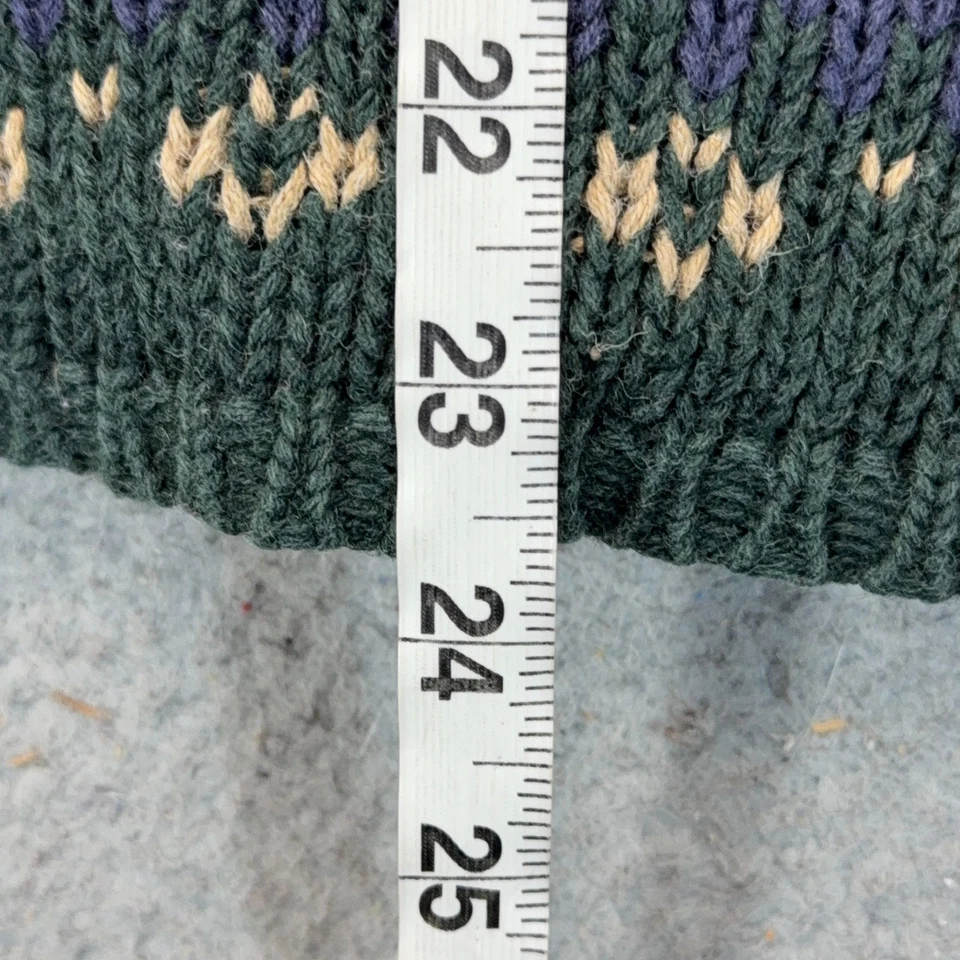 Suéter Abercrombie & Fitch Harvest para mujer grande multicolor Fair Isle tejido a mano Foto 4 de 4