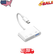 USB C 3 in 1 Hub Converter Type-C Adapter SD Card Reader For MacBook Pro Laptop