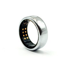Oura Ring Gen 3 Horizon - Titanium - Size 09 - Brushed Titanium - SCRATCHED