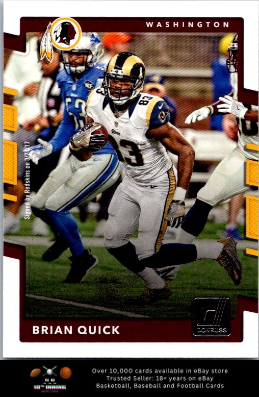 2017 Donruss FOOTBALL #244 Brian Quick