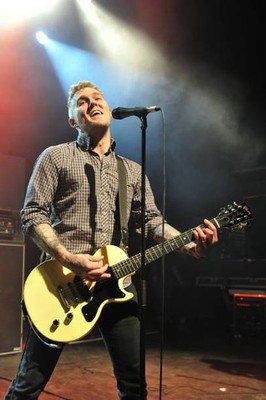 Brian Fallon lead singer of American band The Gaslight Anthem perf- Old Photo 3