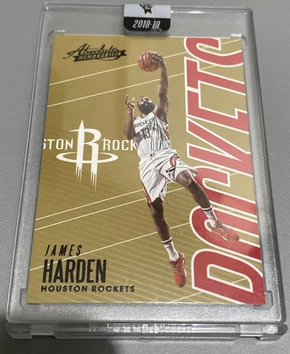 2018-19 Absolute Memorabilia James Harden GOLD Card /10 SSP Rockets