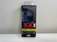 JVC XX Series HA-FX103M Wired In-Ear Headphones With Remote and Mic -Black/Blue