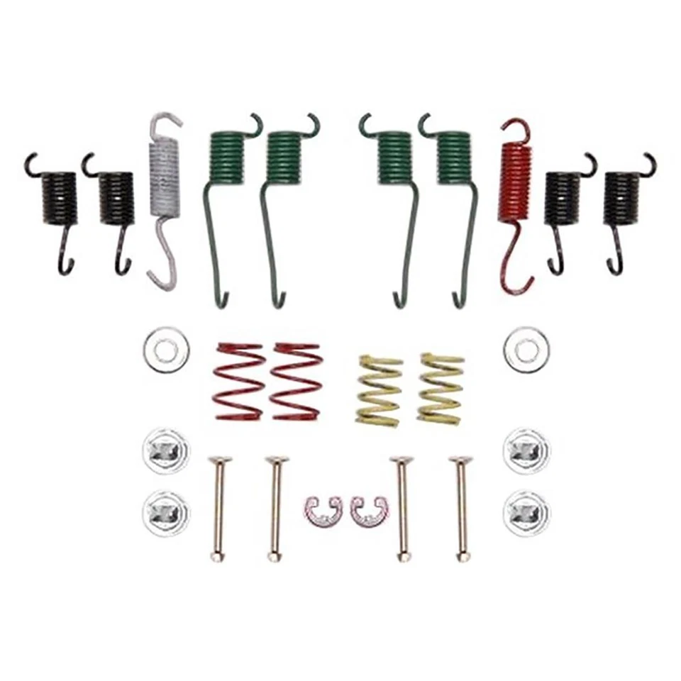 Rear Kit Brake Drums & Brake Shoes Hardware Kit For 1992-1996 Chevrolet Beretta - Image 2 of 4