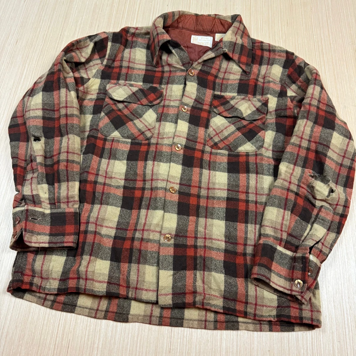 Sears Wool Casual Button-Down Shirts for Men for sale | eBay