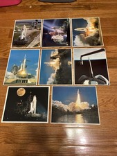8 VINTAGE NASA SPACE PROGRAM SPACE SHUTTLE PHOTOS 8"X10 SIZE