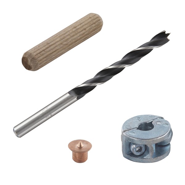 DüBel-Set 8Mm Wolfcraft 2917000 FüR DüBelverbindungen, Holzverbindung, Montage-image