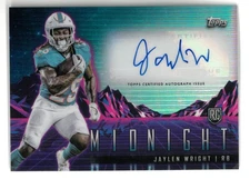 2024 Topps Midnight #RHS-JWR Jaylen Wright Rookie Horizon Signatures