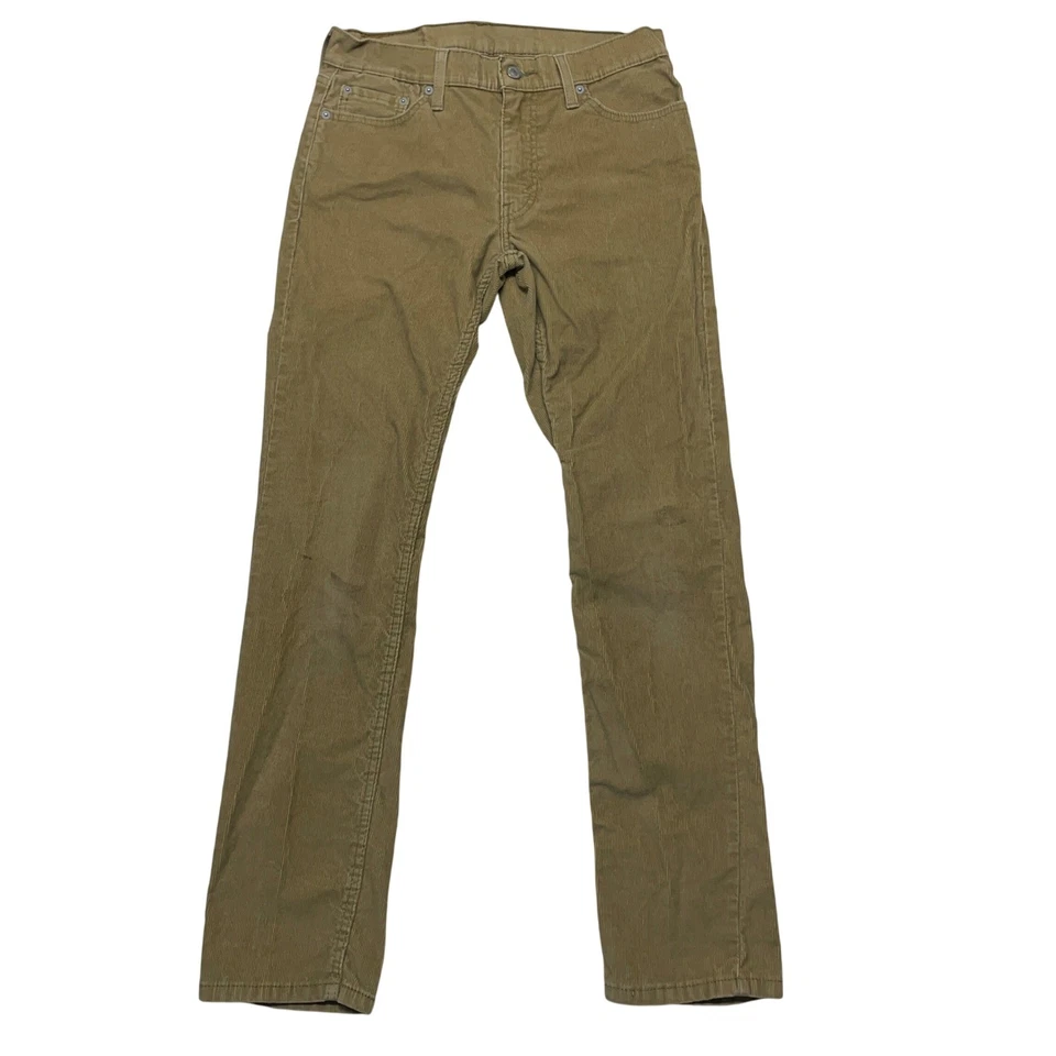 Levi Strauss Co 511 Mens Tan Corduroy Pants Size 30x32 Slim Fits 30x30 - Image 2 of 4