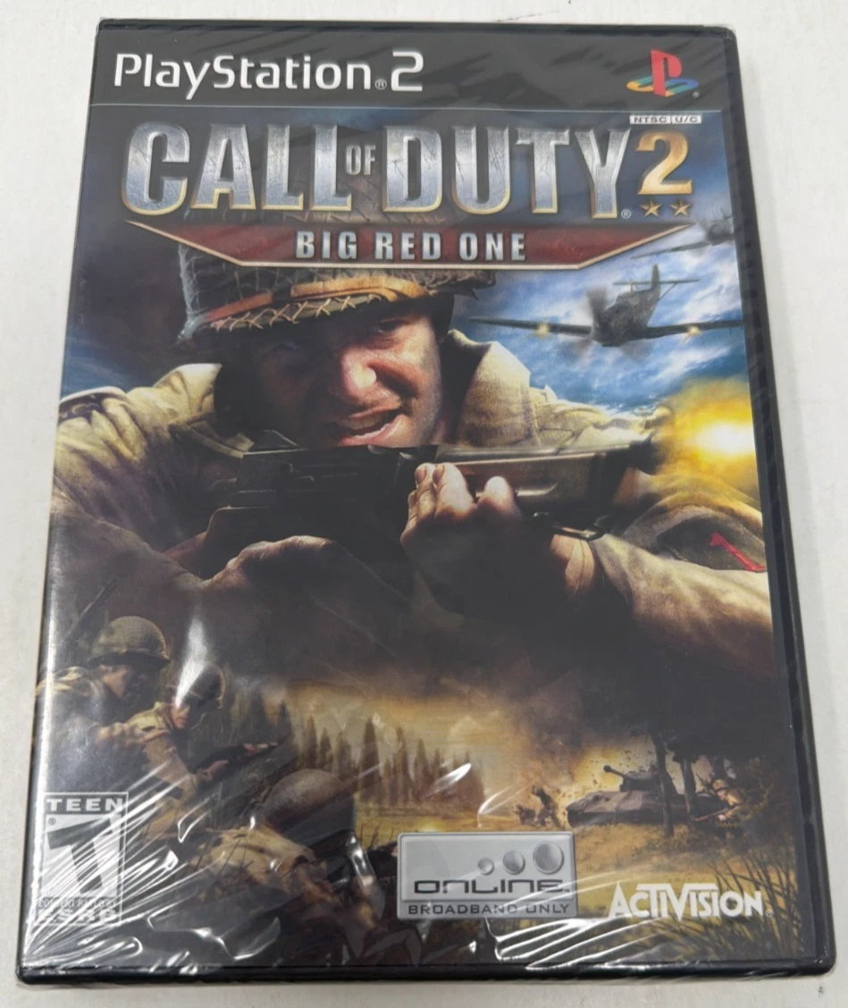 Sony PlayStation 2 Call of Duty 2: Big Red One Video Games for