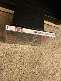 Black Fire Sega Saturn CIB Complete w/ Manual Reg Card Authentic Tested Nr. MINT