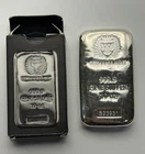 10 oz .9999 Pure Silver Germania Mint Cast Series  Silver Bar w/Hologram New