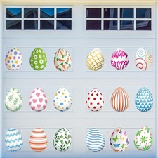 18 Pcs Happy Easter Garage Door Decoration Magnets Easter Decoration Big Easter