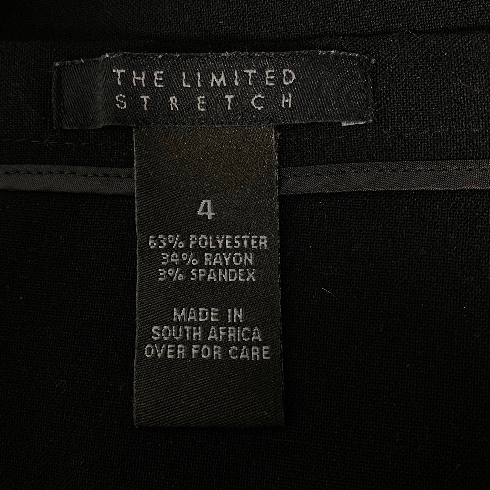 The Limited Stretch Black Basic A-Line Skirt Size… - image 5