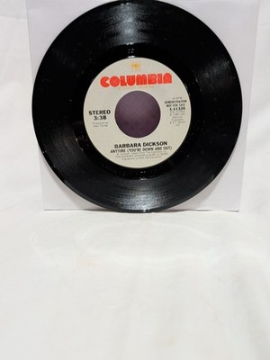 Barbara Dickson WLP promo 45 Anytime (You're Down and Out) 1980 Columbia exc