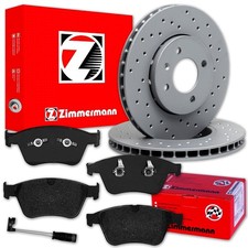 Zimmermann BREMSSCHEIBEN + BEL&Auml;GE VORNE f&uuml;r MERCEDES ML W164 R 63 AMG W251