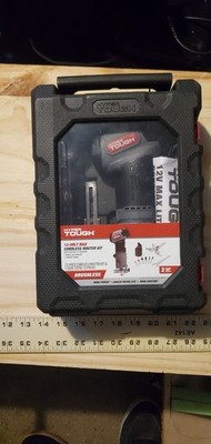 Hyper Tough 12V Max Brushless Cordless Router Kit 2.0Ah Li-Ion w/ Case
