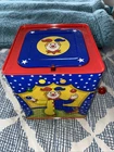 Schylling Tin Jack In The Box Clown Music Toy Vintage Wind Up Fun